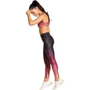 |EUC| WITH x PELOTON High Rise Sparkle Ombré Leggings